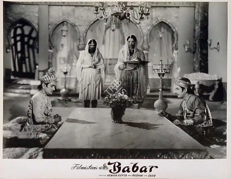 Vasant Beltangdi (Cinematographer), Babar, 1960, Lobby Card