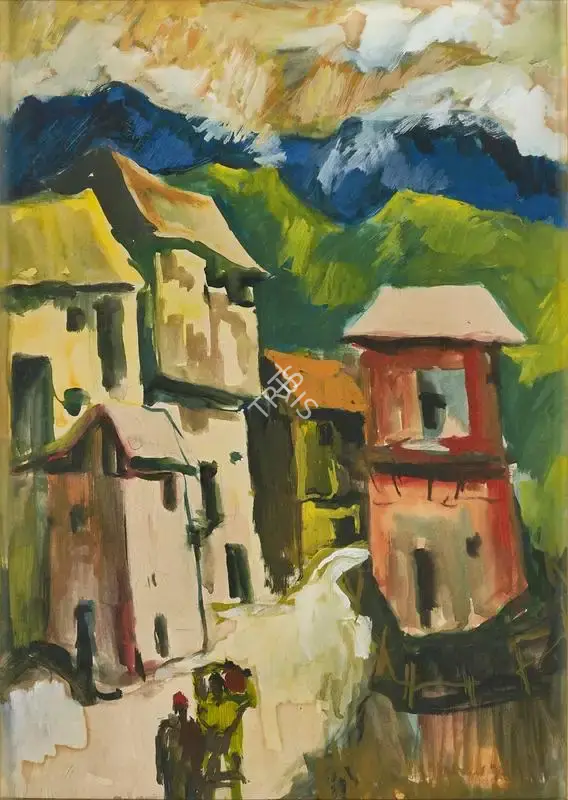 H.A. Gade (Artist), Landscape, Painting