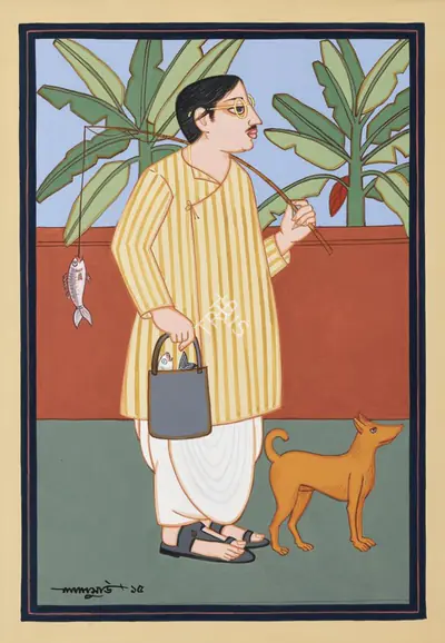Lalu Prasad Shaw (Artist), Untitled, 2015, Painting