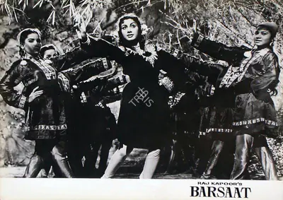 Jal Mistry (Cinematographer), Barsaat, 1949, Lobby Card