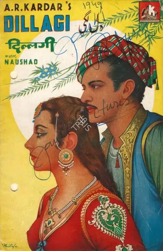 A.R. Kardar (Producer), Dillagi, 1949, Song-Synopsis Booklet