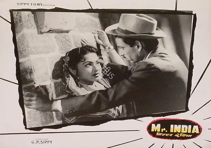 Roque M. Layton (Cinematographer), Mr India, 1961, Lobby Card