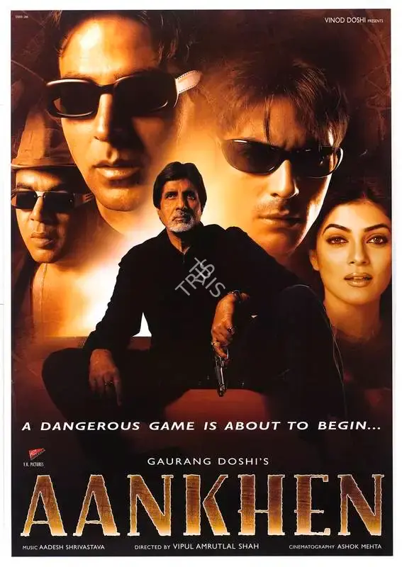 Gaurang Doshi (Producer), Aankhen, 2002, Full Sheet Poster