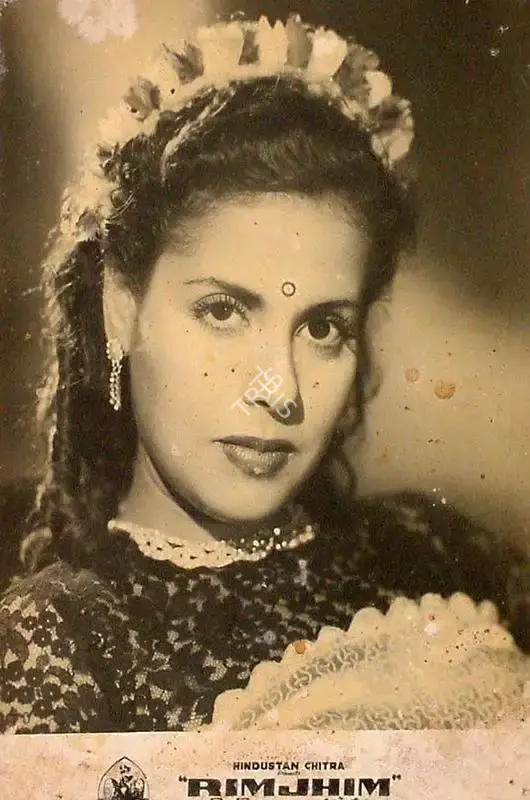 Kishore Sahu (Producer), Rimjhim, 1949, Lobby Card