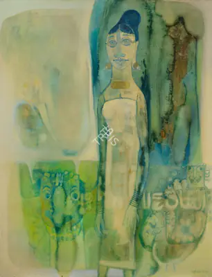 Ali, J. Sultan (Artist). Tribal Woman, 1968 | Painting, So.NeY/26.03.26, 2026 · Sotheby's