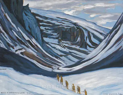 Sass Elizabeth Brunner (Artist), Near To Amarnath Cave, 1940, Painting