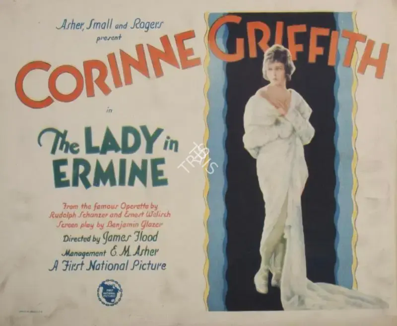 James Flood (Director), The Lady in Ermine, 1927, Lobby card