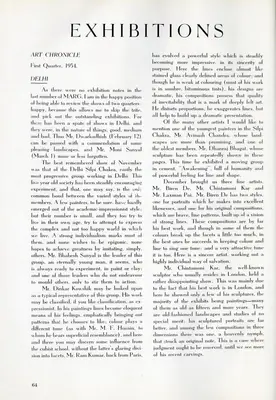 C.L. F (Essayist), Exhibitions, 1954, Essay