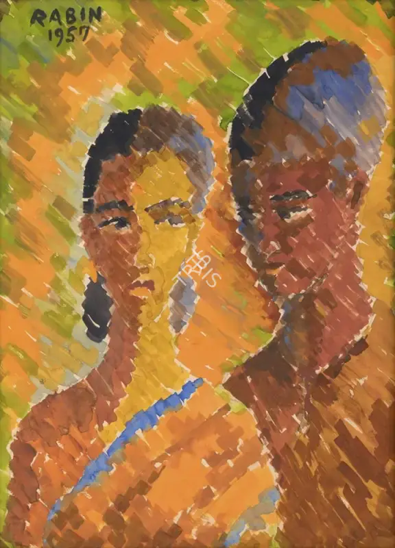 Mondal, Rabin (Artist). Untitled, 1957 | Painting, Sa.Onl/02.04.26, 2026 · Saffronart