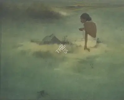 Early Bengal School (Artist), The Lover, Painting