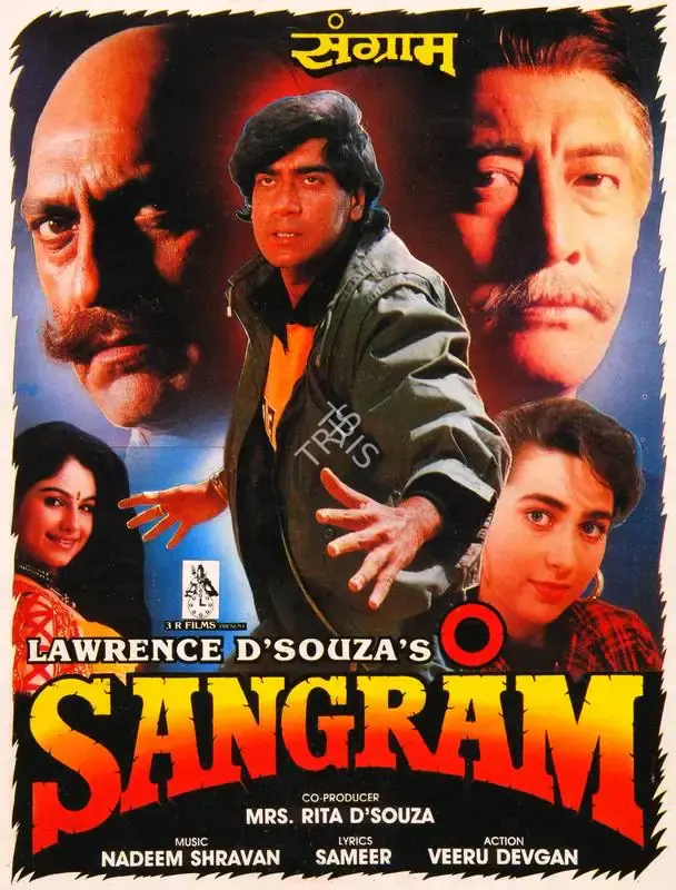 lawrence d (Producer), Sangram, 1993, Song-Synopsis Booklet