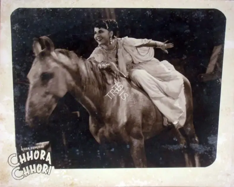 Kidar Sharma (Director), Chhora Chhori, 1955, Lobby Card