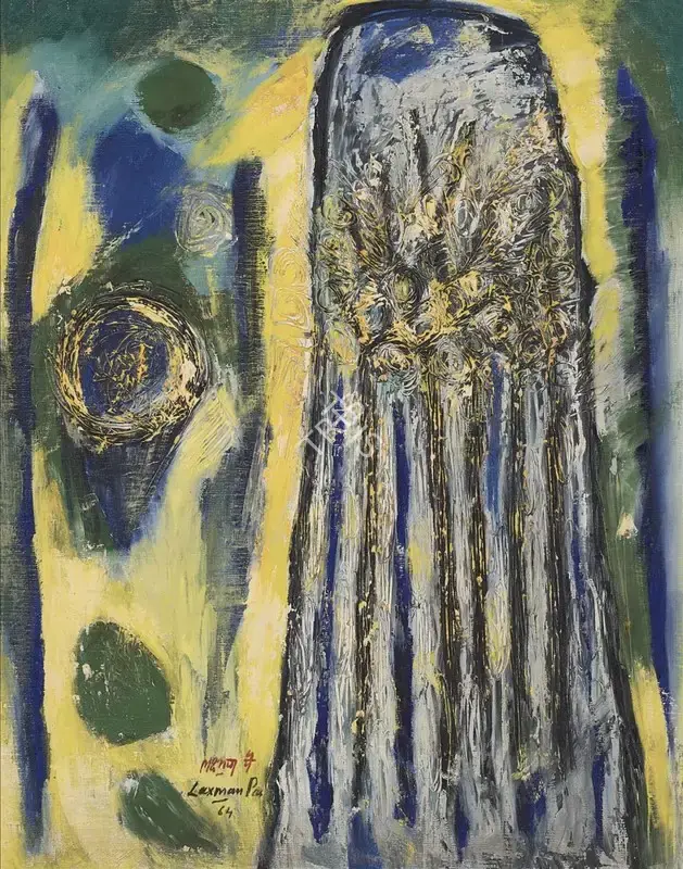 Pai, Laxman (Artist). Untitled, 1964 | Painting, AG.Mum/21.03.24, 2024 · Asta Guru
