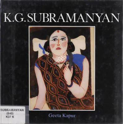 Geeta Kapur (Author), K. G. Subramanyan, 1987, Authored Book