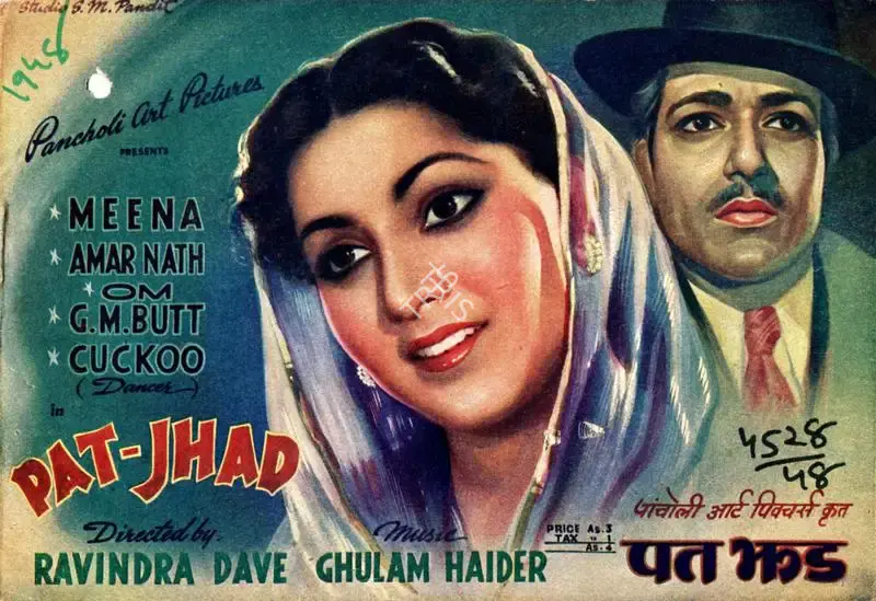 Ravindra Dave (Director), Patjhad, 1948, Song-Synopsis Booklet