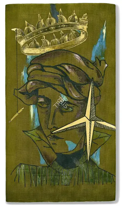 Anju Dodiya (Artist), Coronation - II, 2004, Sculpture