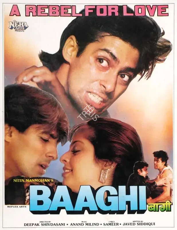 Nitin Mahmohan (Producer), Baaghi, 1990, Song-Synopsis Booklet