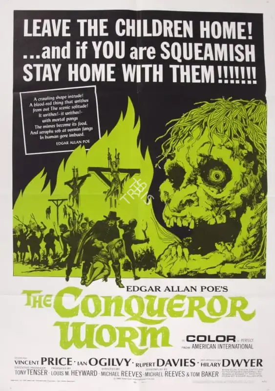 Louis M. Heyward (Producer), The Conqueror Worm, 1968, Poster