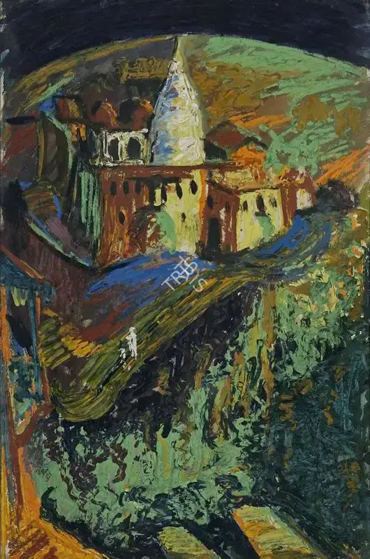 H.A. Gade (Artist), Omkareshwar, Painting
