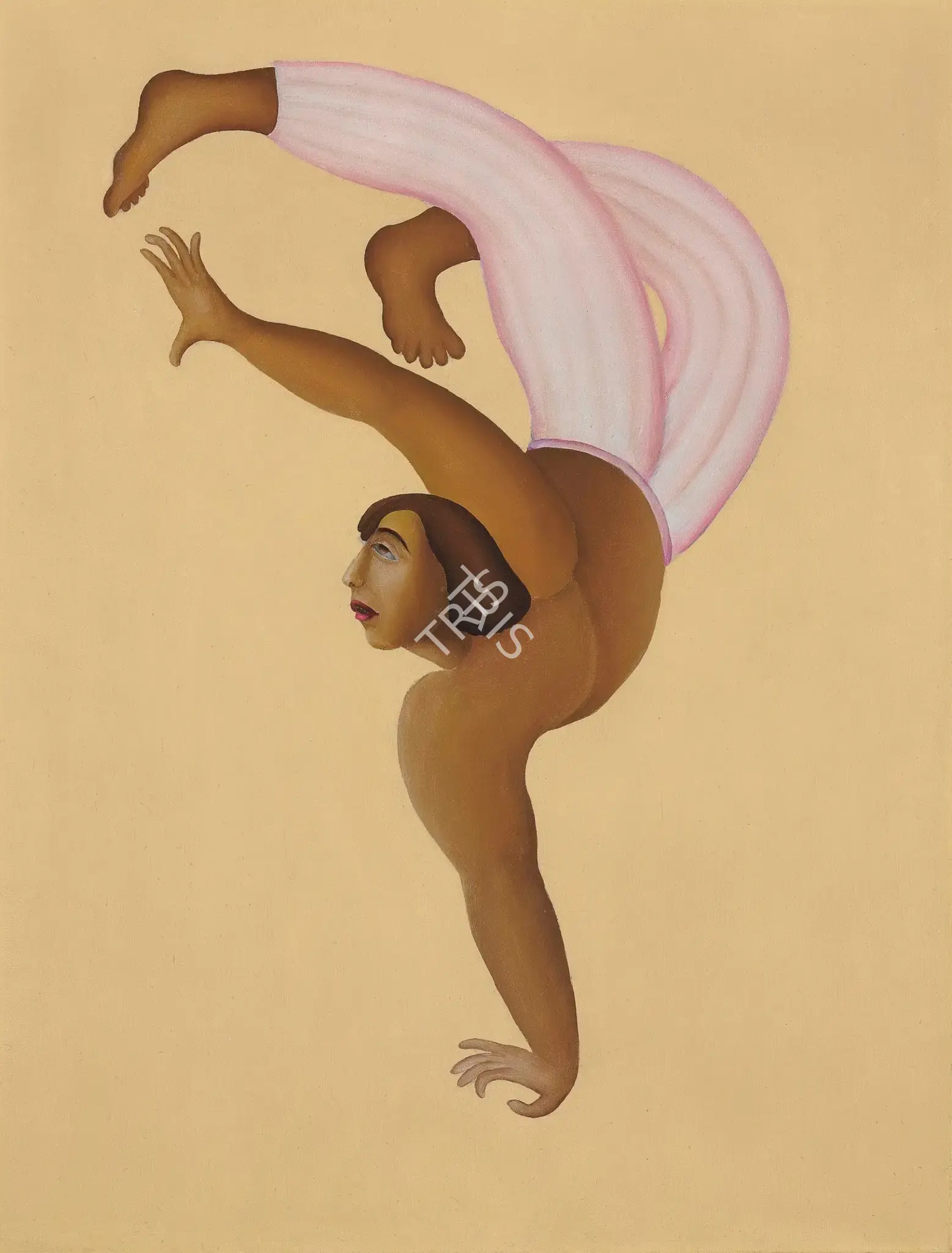 Manjit Bawa (Artist), Untitled (Acrobat), 1988, Painting