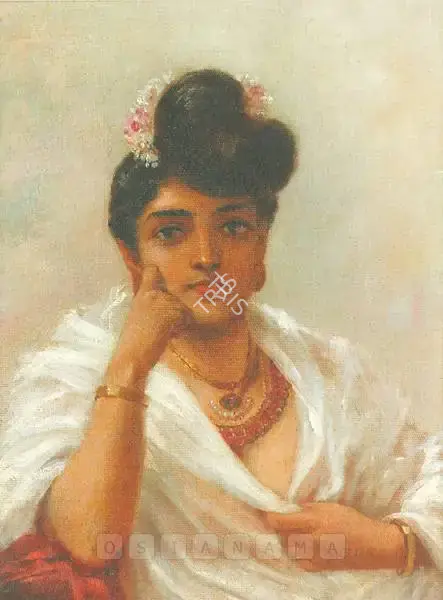 Raja Ravi Varma (Artist), Malabar Beauty, Painting