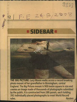 Sidebar, 2008, Newspaper Clipping
