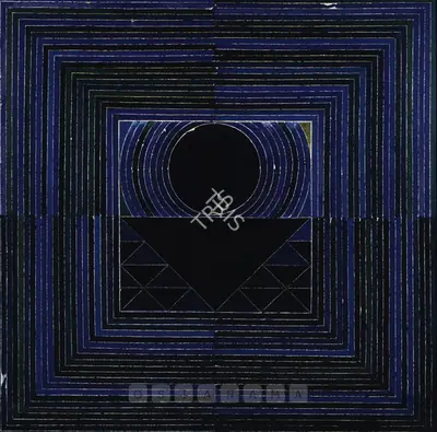 S.H. Raza (Artist), Prints on Canvas, 2002, Solo Exhibition Invitation