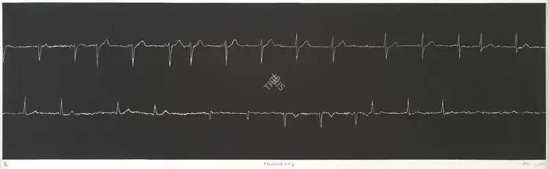 Zarina Hashmi (Artist), A Heartbeat Away, 2001, Graphic Art