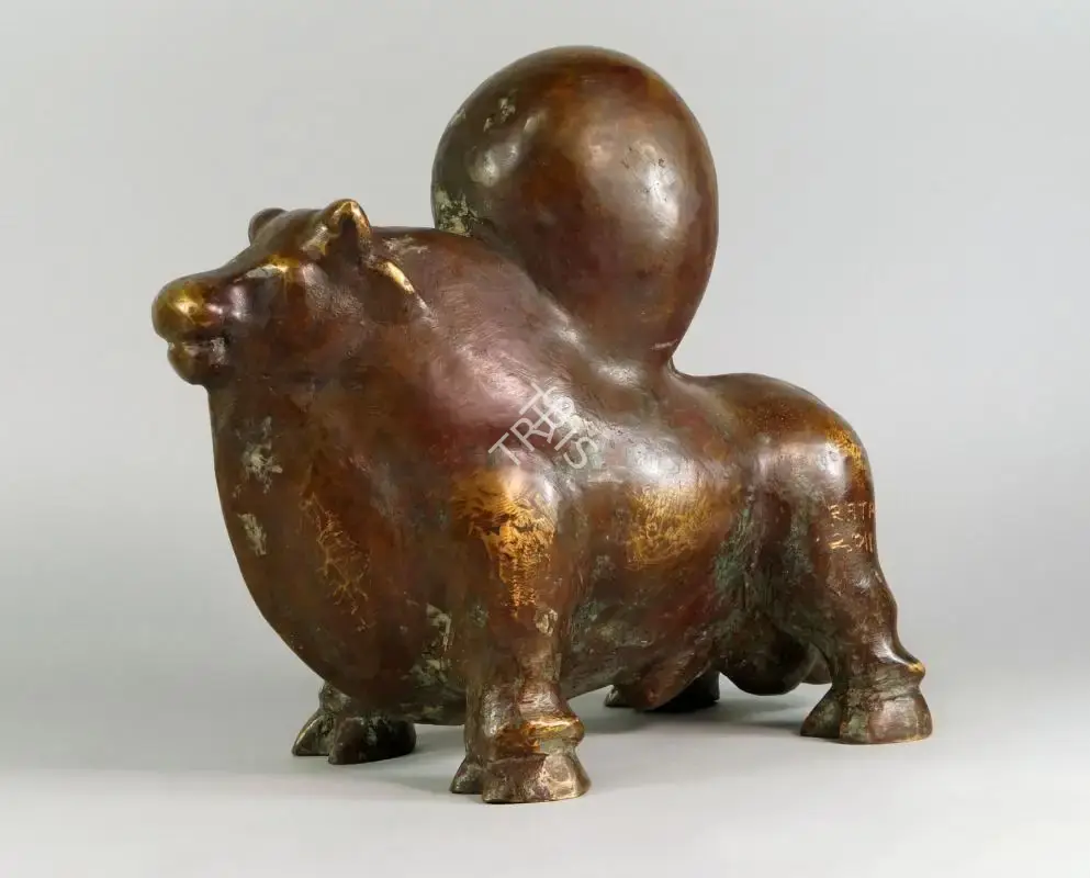 Ratan Krishna Saha (Artist), Nandi III, 2011, Sculpture