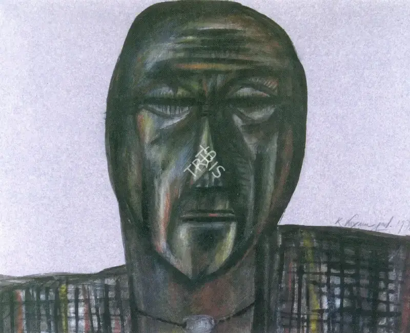 K. Laxma Goud (Artist), Untitled, 1976, Painting