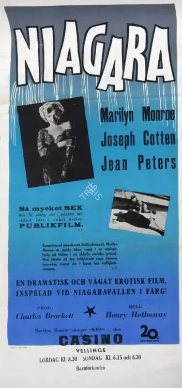 Henry Hathaway (Director), Niagara, 1953, Poster