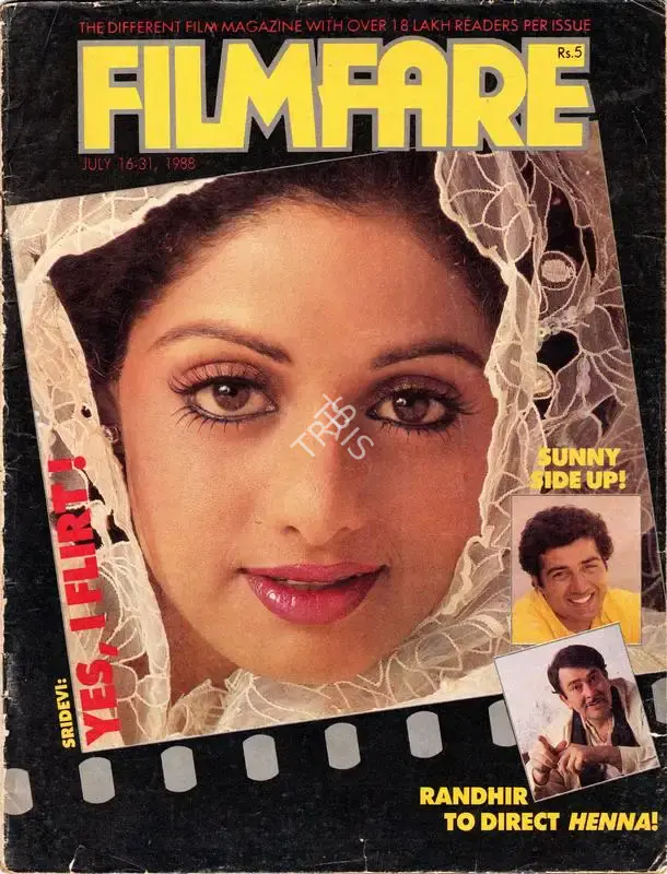 Rauf Ahmed (Editor), Filmfare, 1988, Magazine
