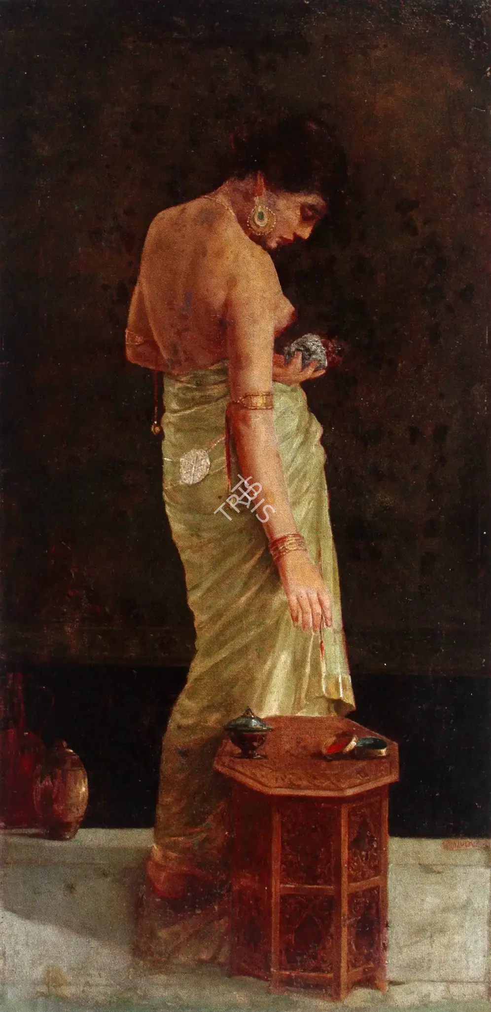 Mazumdar, Hemendranath (Artist). Shilpi, n.d. | Painting, Ch.NeY/21.03.07, 2007 · Christie's