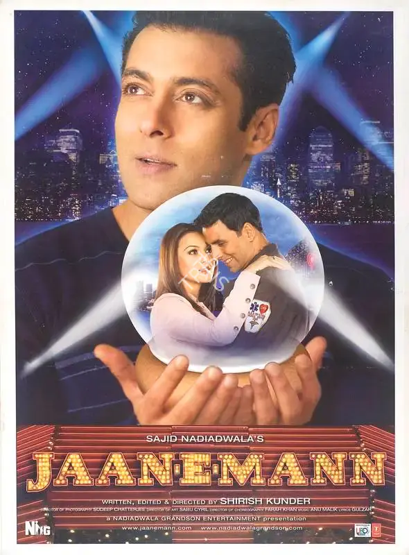 Sajid Nadiadwala (Producer), Jaan E Mann, 2006, Full Sheet Poster