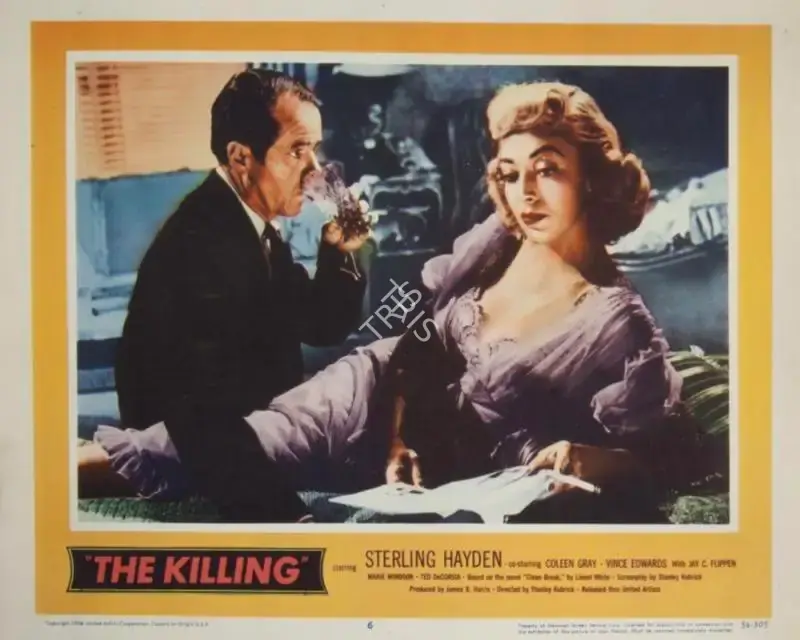 Stanley Kubrick (Director), The Killing, 1956, Lobby Card