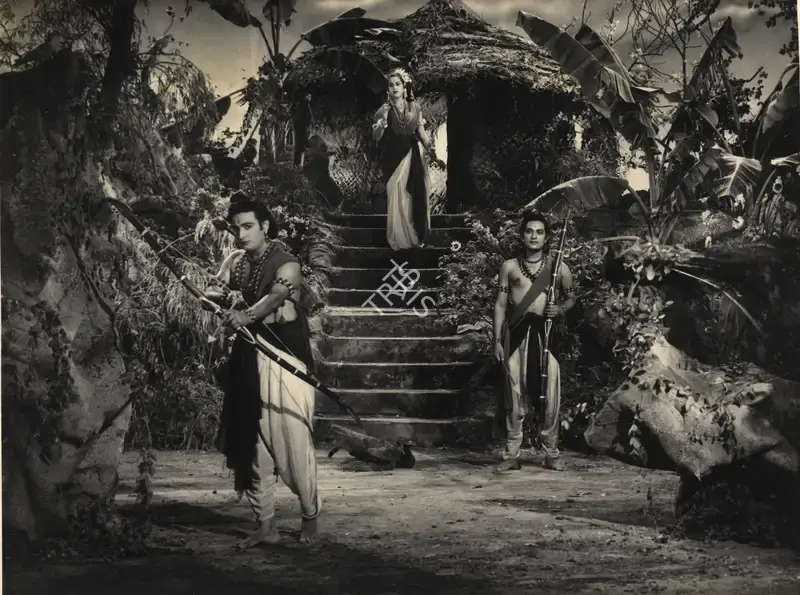 Aga Hasham (Cinematographer), Sampoorna Ramayana, 1961, Photographic Still