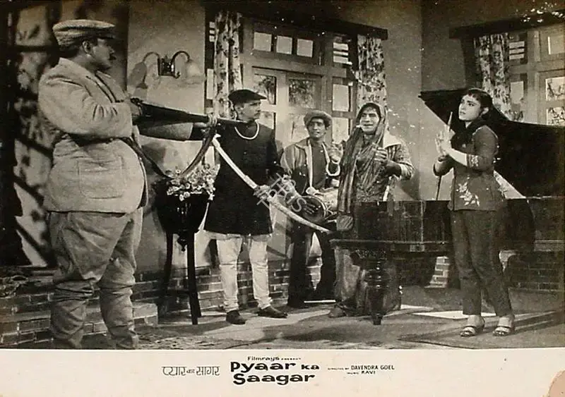 Pandurang Naik (Cinematographer), Pyaar Ka Saagar, 1961, Lobby Card