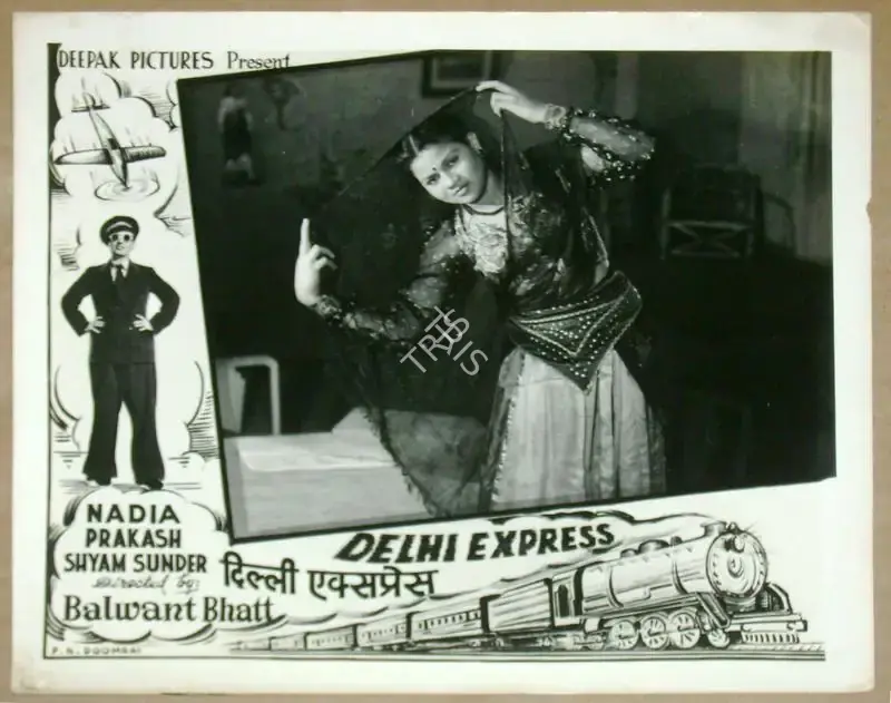 Balwant Bhatt (Director), Delhi Express, 1949, Lobby Card