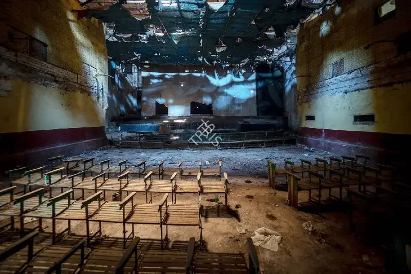Hemant Chaturvedi (Photographer), Inside Mohan Talkies, Dhar, Madhya Pradesh, 2024, Contemporary Photograph