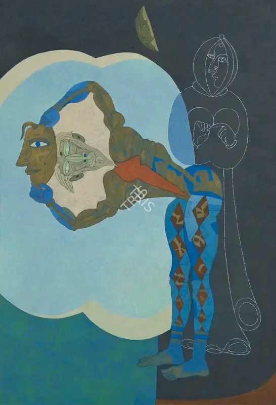 Jai Zharotia (Artist), Joker, 2005, Painting