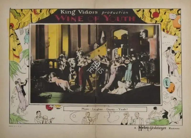 King Vidor (Producer), Wine of Youth, 1924, Lobby card