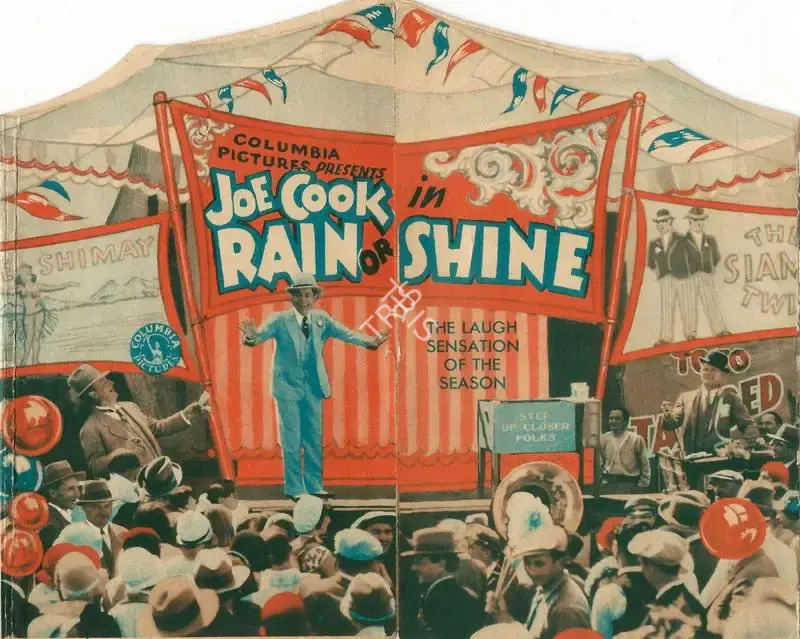 Frank Capra (Director), Rain or Shine, 1930, Handbill