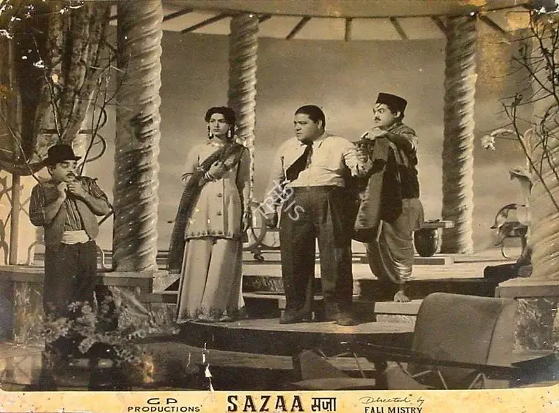 G.P. Sippy (Producer), Sazaa, 1951, Lobby Card