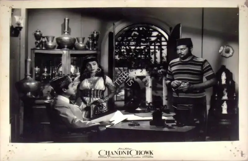 Keki Mistry (Cinematographer), Chandni Chowk, 1954, Lobby Card