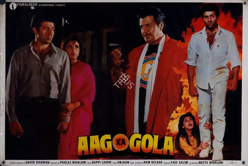 Pahlaj Nihalani (Producer), Aag Ka Gola, 1989, Lobby Card