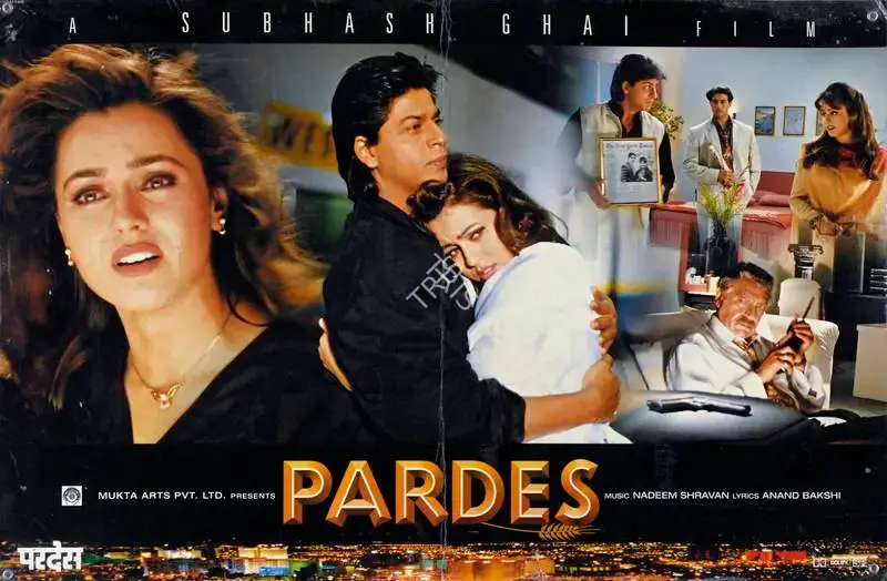 Subhash Ghai (Producer), Pardes, 1997, Lobby Card