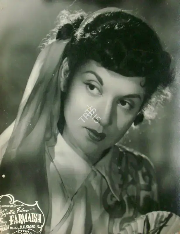 J.Om Prakash (Producer), Farmaish, 1953, Lobby Card
