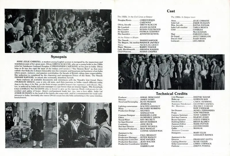 James Ivory (Director), Heat and Dust, 1983, Handbill