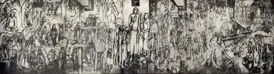 B.B. Mukherjee (Artist), Medieval Saints, 1948, Painting