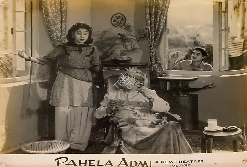 Kamal Bose (Cinematographer), Pahela Admi, 1950, Lobby Card